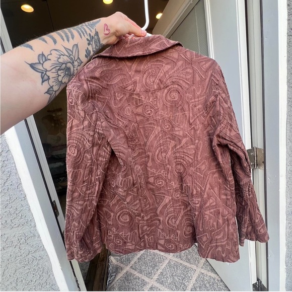 Vintage mirror image printed jacket - Picture 4 of 4